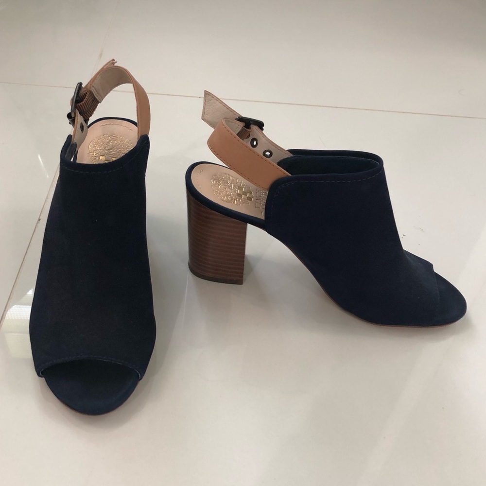 Vince Camuto Open Toe Booties